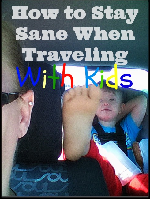 How to Stay Sane when Traveling with Kids #ad 
