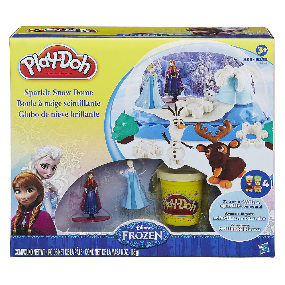 Play Doh Frozen Sparkle Snow Dome