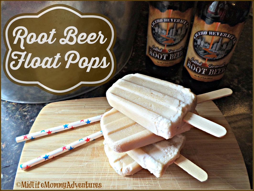 Home Made Root Beer Float Popsicles