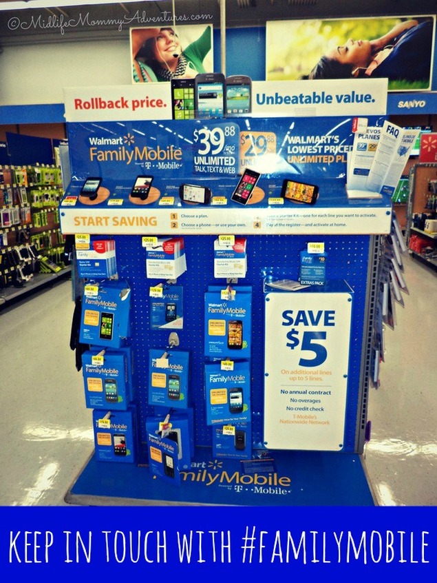Keep in touch with Walmart #FamilyMobile #shop 