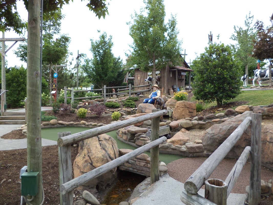Check out our adventures at Old McDonald's Mini golf in Pigeon Forge, TN