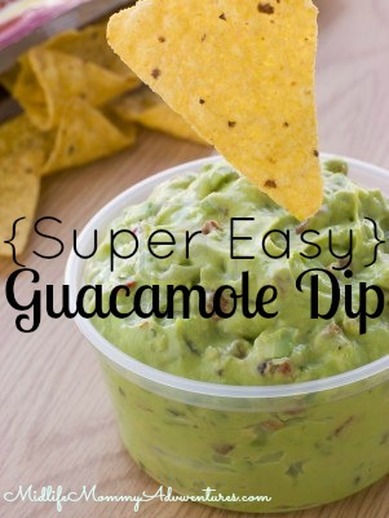 Super Easy Guacamole Dip