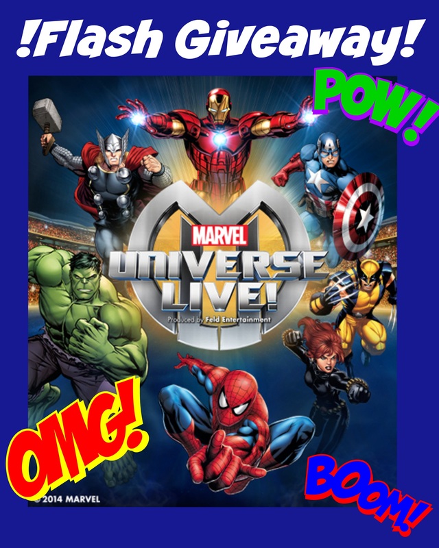 Flash Giveaway 4 Tickets to Marvel Universe LIVE at the Bridgestone Arena 12/12 at 7:00