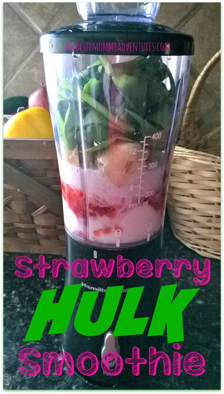 Picky eater approved strawberry hulk smoothie