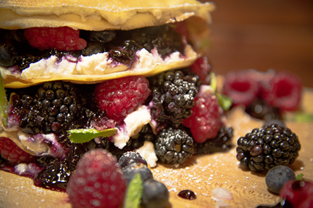 Berry Ricotta Crepe Layer Cake #GourmetGiveaway