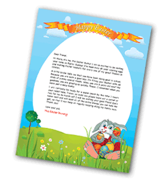 FRee Letter from the Easter Bunny 