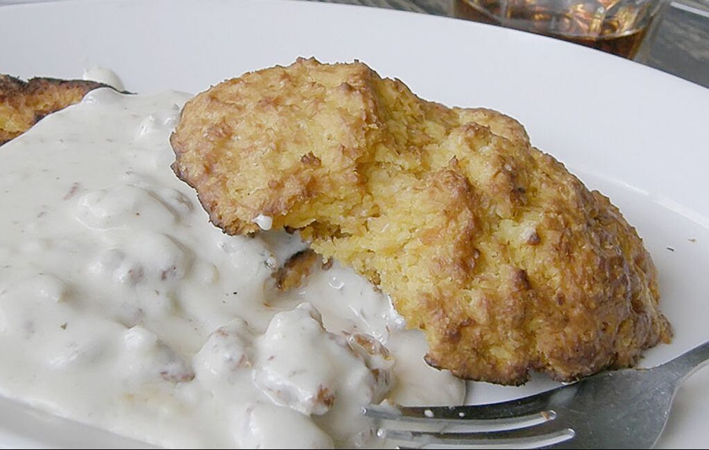 Southern Style Keto Biscuits & Sausage Gravy