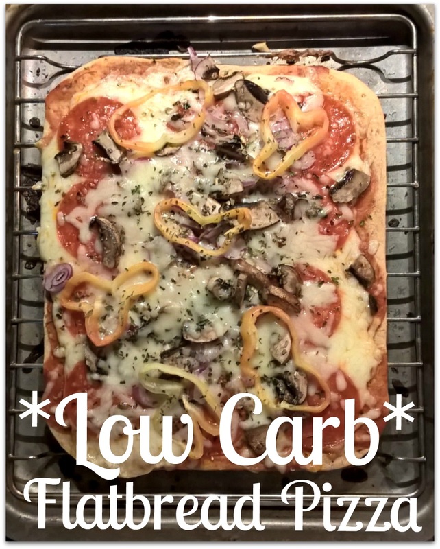 #LowCarb Flatbread Pizza #Recipe