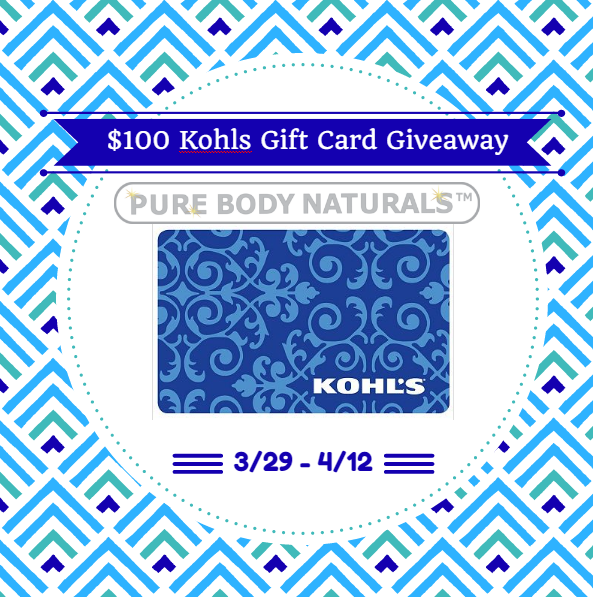 $100 Kohl's Gift Card Giveaway