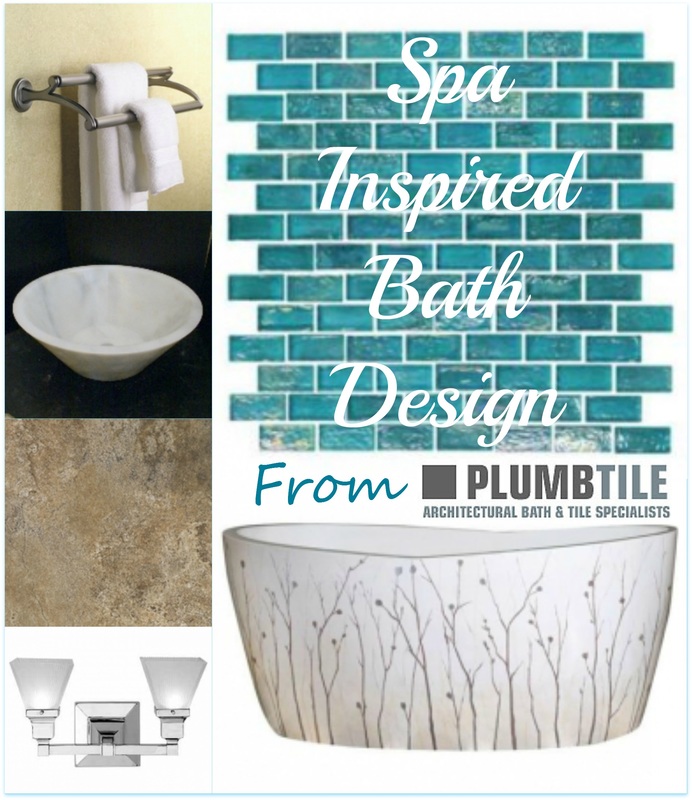 Spa Inspired Bath Design Ideas from PlumbTile